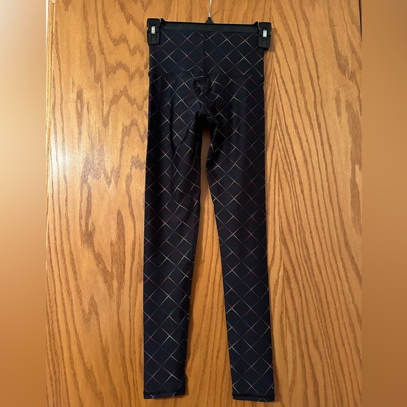 Terez Black Colorful Diamond Leggings - NWOT - Size XXS - Picture 2 of 9